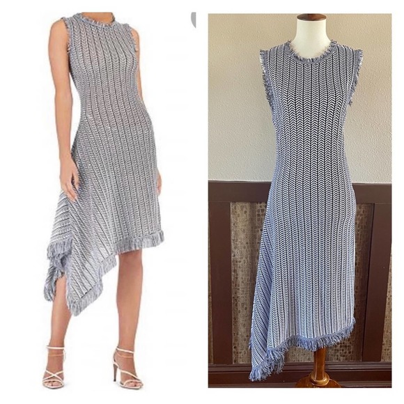 Elegant Gray Sleeveless Dress - Picture 13 of 15